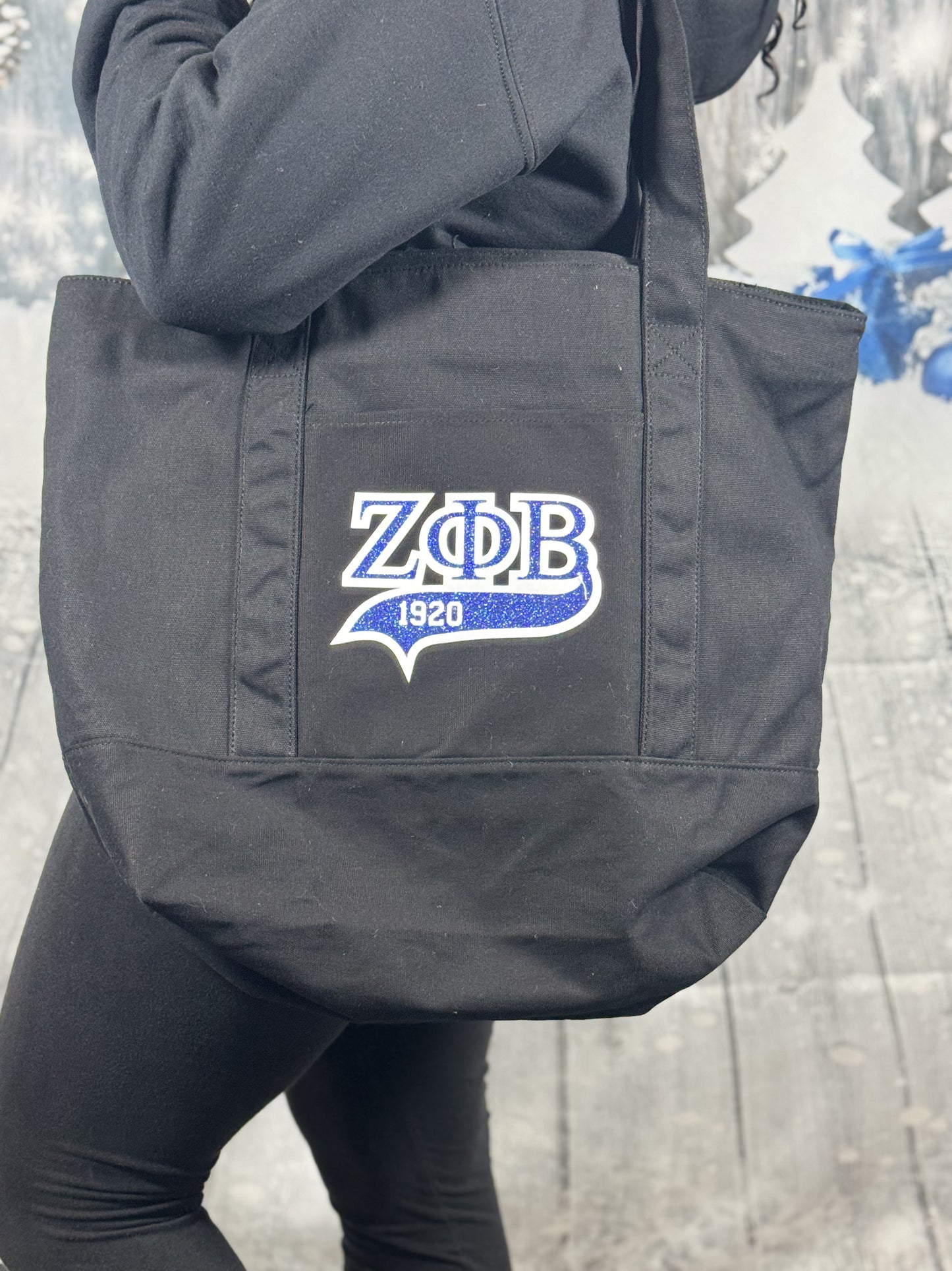 Zippered Tote Bag