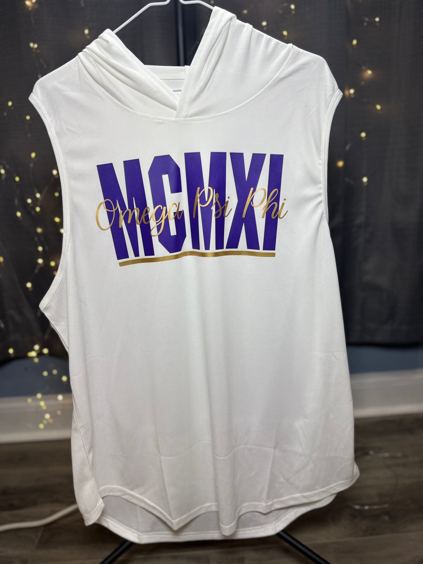 Omega Psi Phi 1911 Hooded Workout Tank
