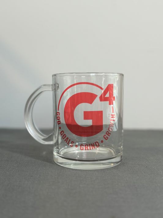 15oz Glass Coffee Cup