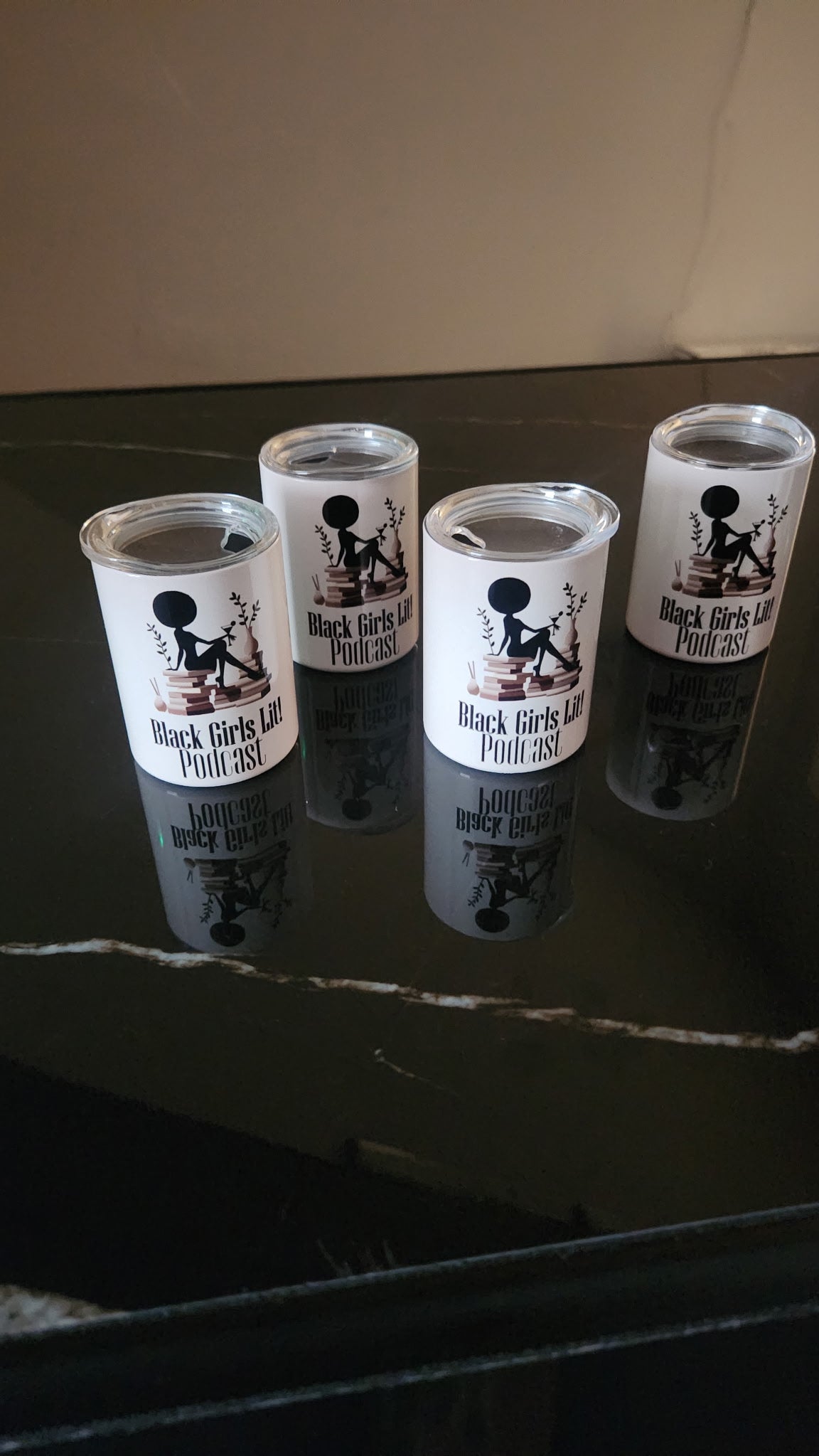 Black Girls Lit Shot Tumbler