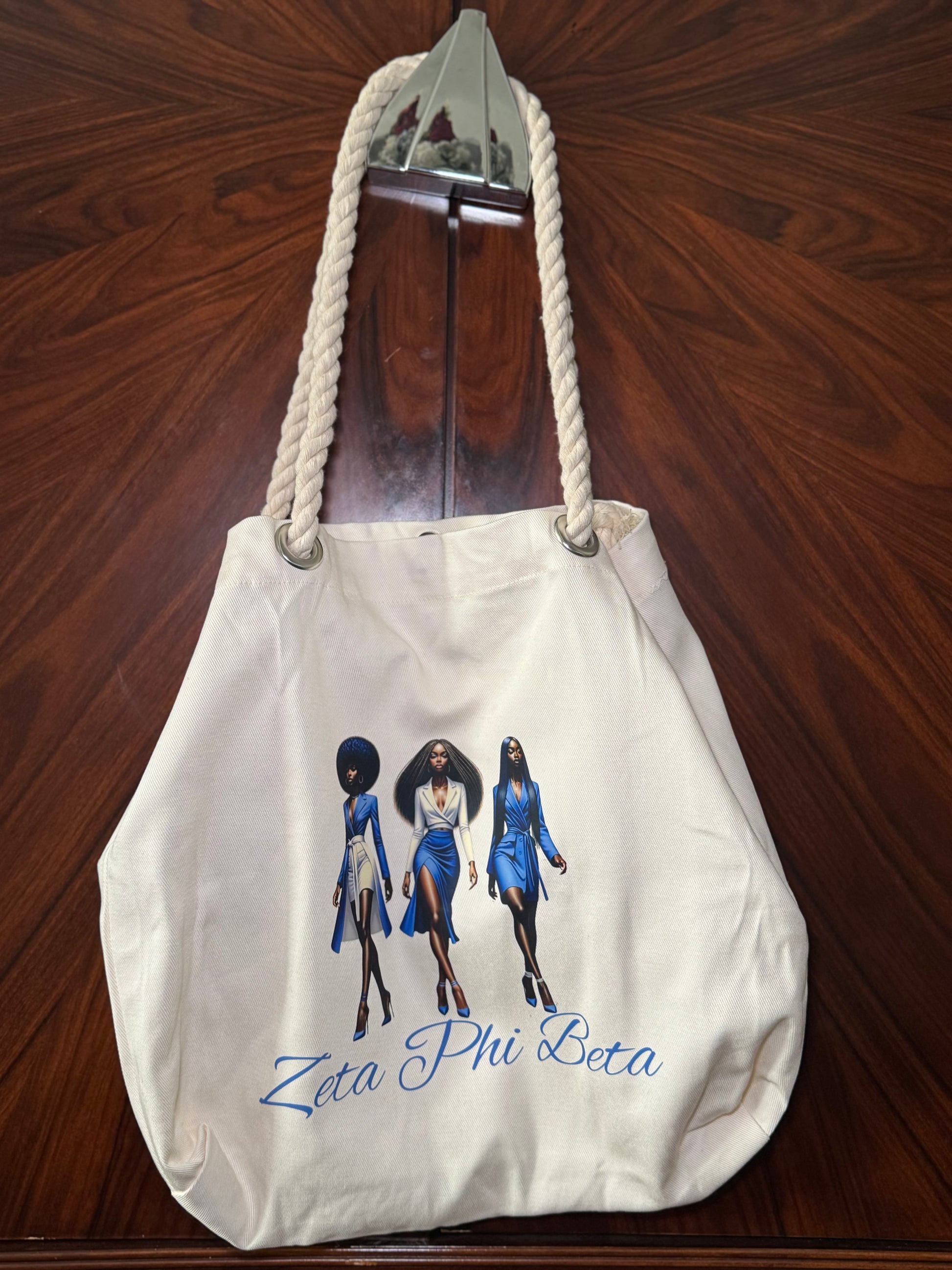 Rope Handle Canvas Bag – Reigning Creativity