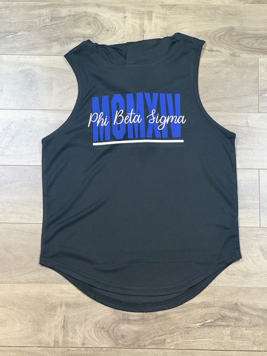 Phi Beta Sigma 1914 Hooded Workout Tank