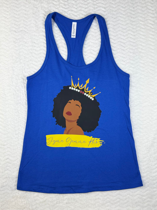 Sigma Gamma Rho Queen Tank Top