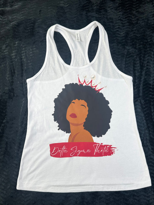 Delta Sigma Theta Queen Tank Top