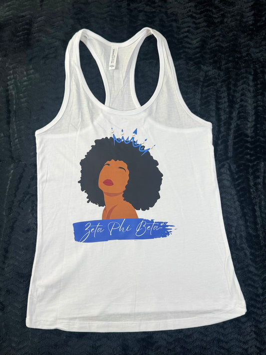 Zeta Phi Beta Queen Tank Top
