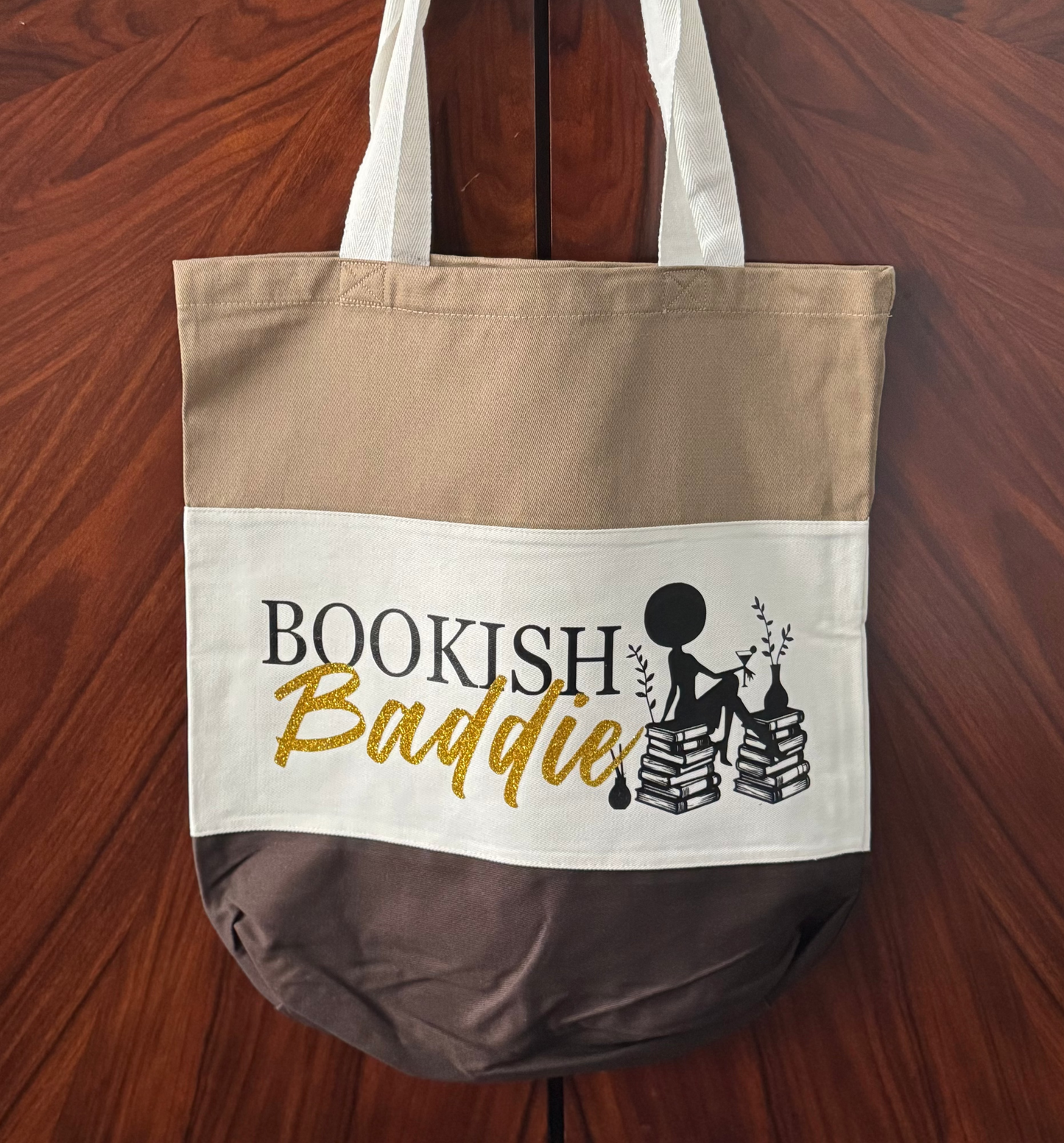 Bookish Baddie Book Tote Bag