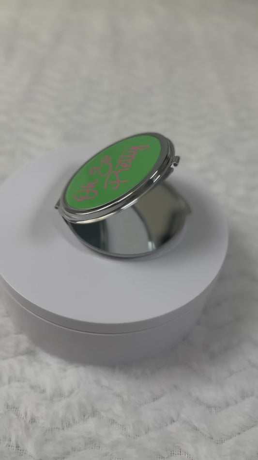 Alpha Kappa Alpha Sorority Compact Mirrors